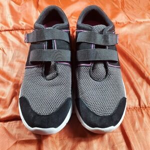 Vionic Brisk Ema Slip On Shoes Sneaker Size 12 Wide Black Gray Lightweight Ortho